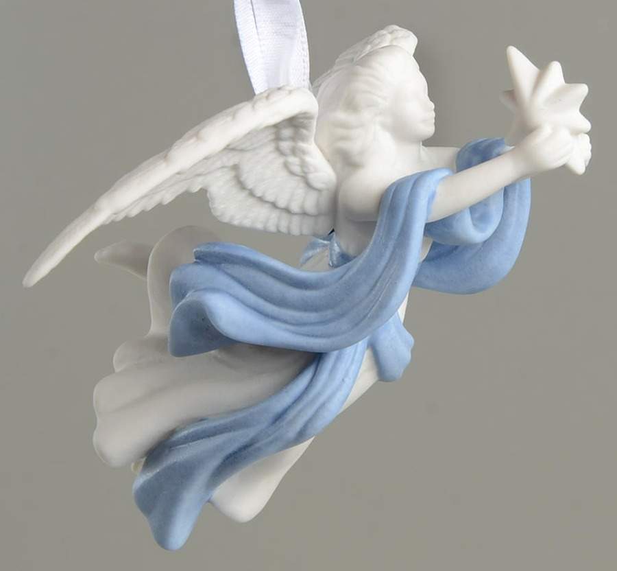 Angel Collection Angel With Star-Blue - Boxed by Wedgwood-1