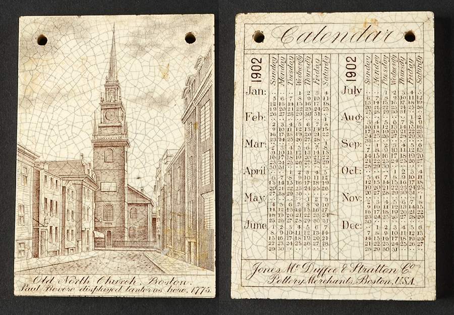 Wedgwood Calendar Tiles Old North Church - No Box by Wedgwood-1
