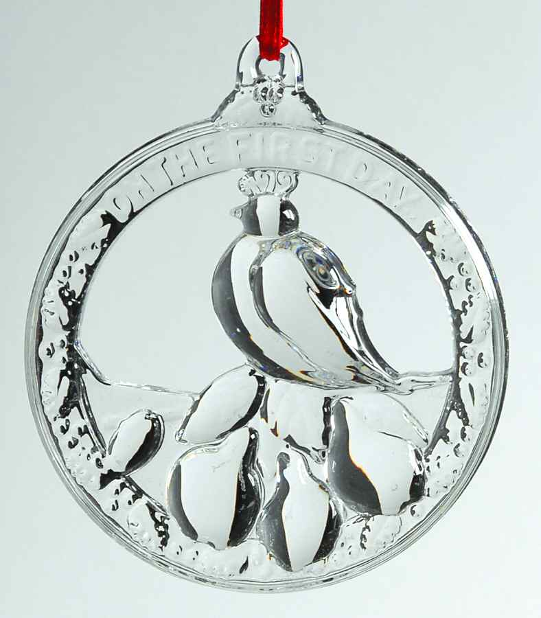 Twelve Days of Christmas Partridge - No Box by Wallace Crystal-1