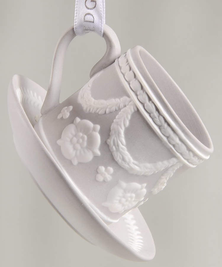 Iconic Collection Cup & Saucer-Gray (Can Shape) - No Box by Wedgwood-1