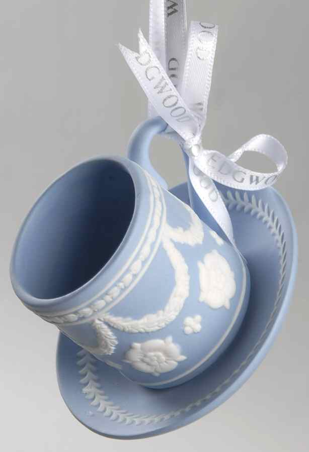 Iconic Collection Teacup & Saucer - Flat - Boxed by Wedgwood-1