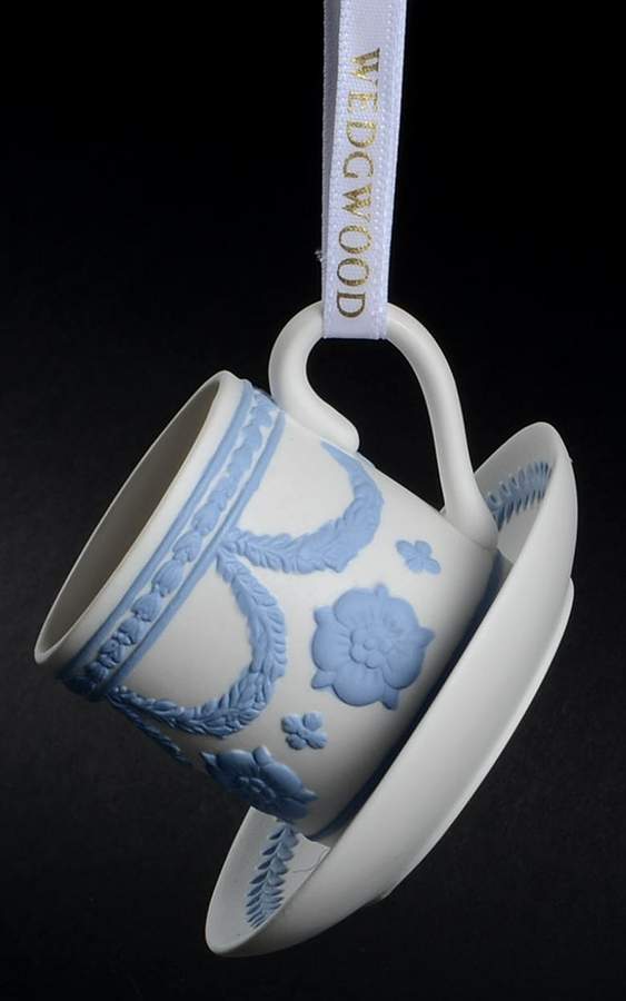 Iconic Collection Teacup & Saucer - Flat - Boxed by Wedgwood-1