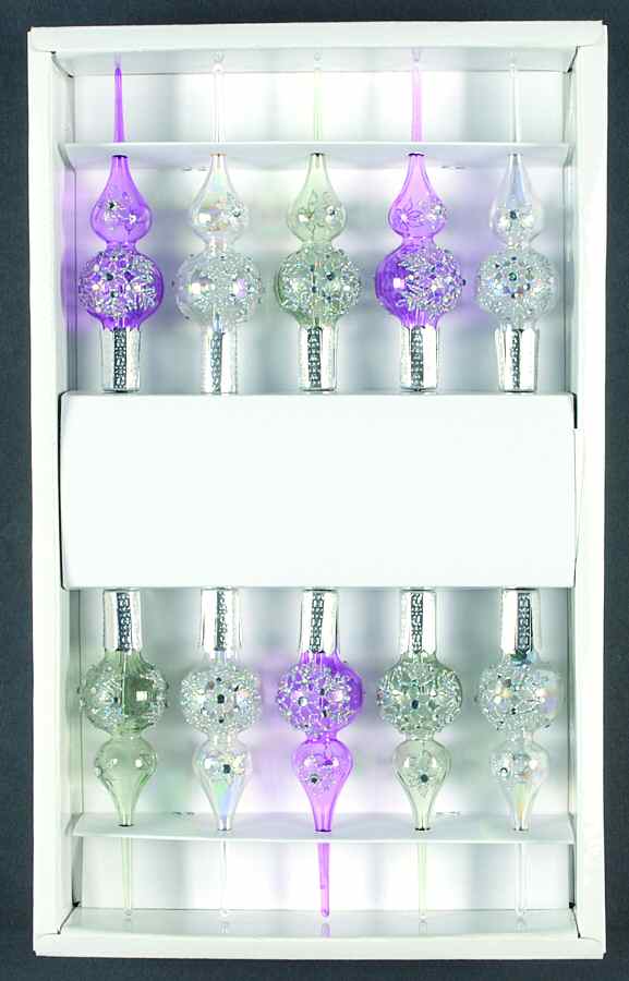 Holiday Heirloom Light Sets Russian Snowflake-Colored-Jim O'Leary - No Box by Waterford Crystal-1