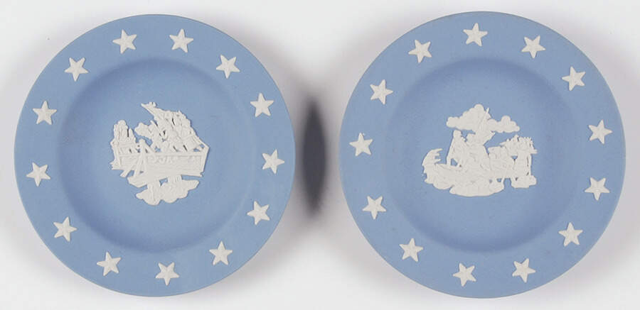 Bicentennial Miniature Plate Delaware/Concord - Boxed by Wedgwood-1