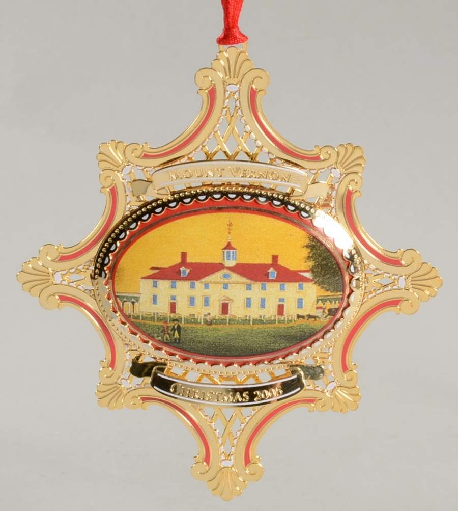 Mount Vernon Annual Christmas Ornament West Front Circa 1792 - Boxed by Mount Vernon-1
