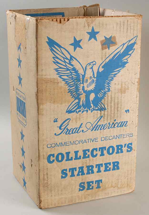 Great American Decanter Starter Set Of 9 Decanters - Boxed by Wheaton-1