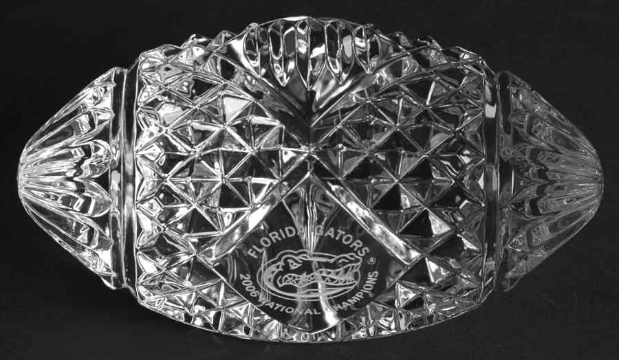 BCS Championship Paperweights Florida Gators-Football - No Box by Waterford Crystal-1