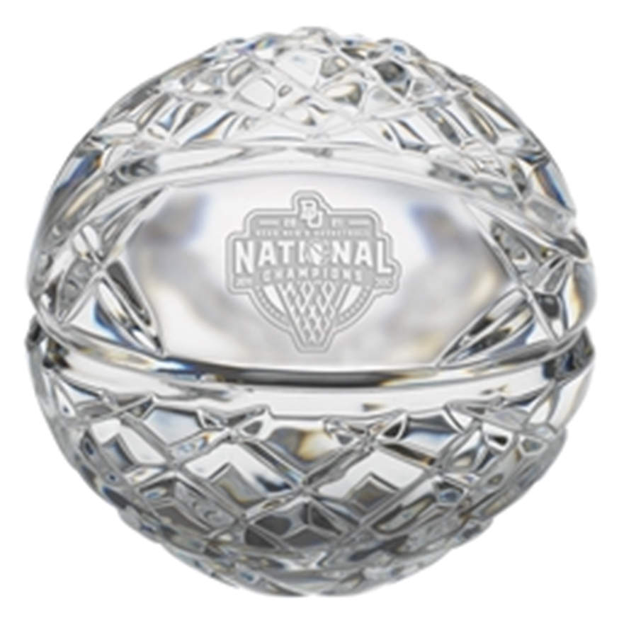 NCAA Basketball Championship Baylor Bears - With Box by Waterford Crystal-1