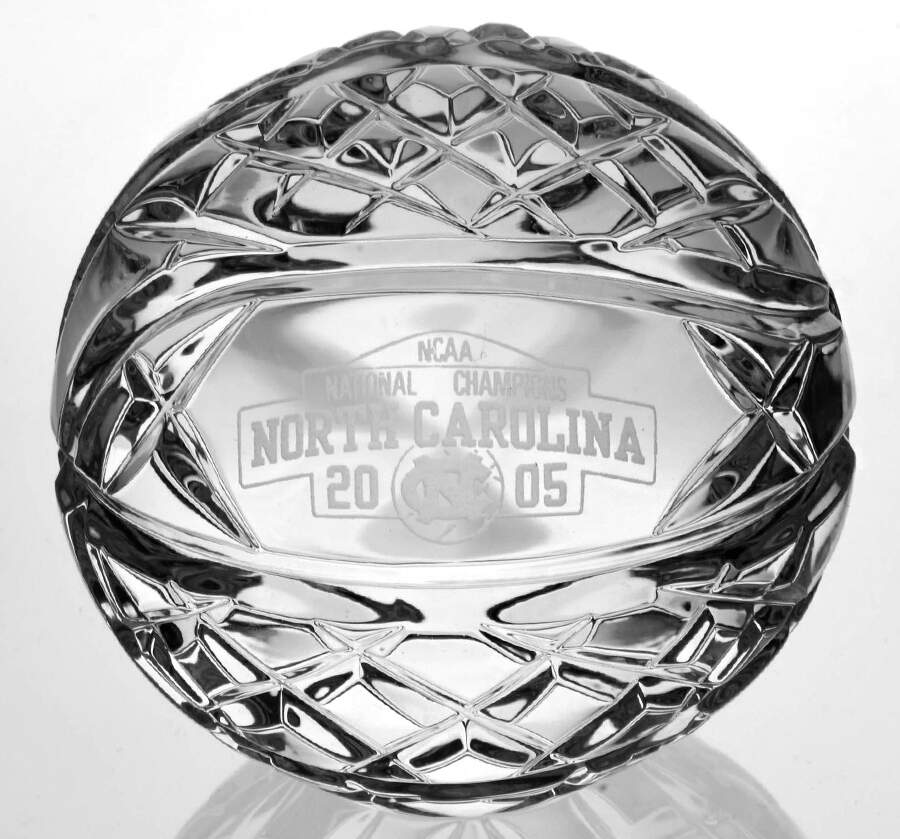 NCAA Basketball Championship Unc Tar Heels - No Box by Waterford Crystal-1