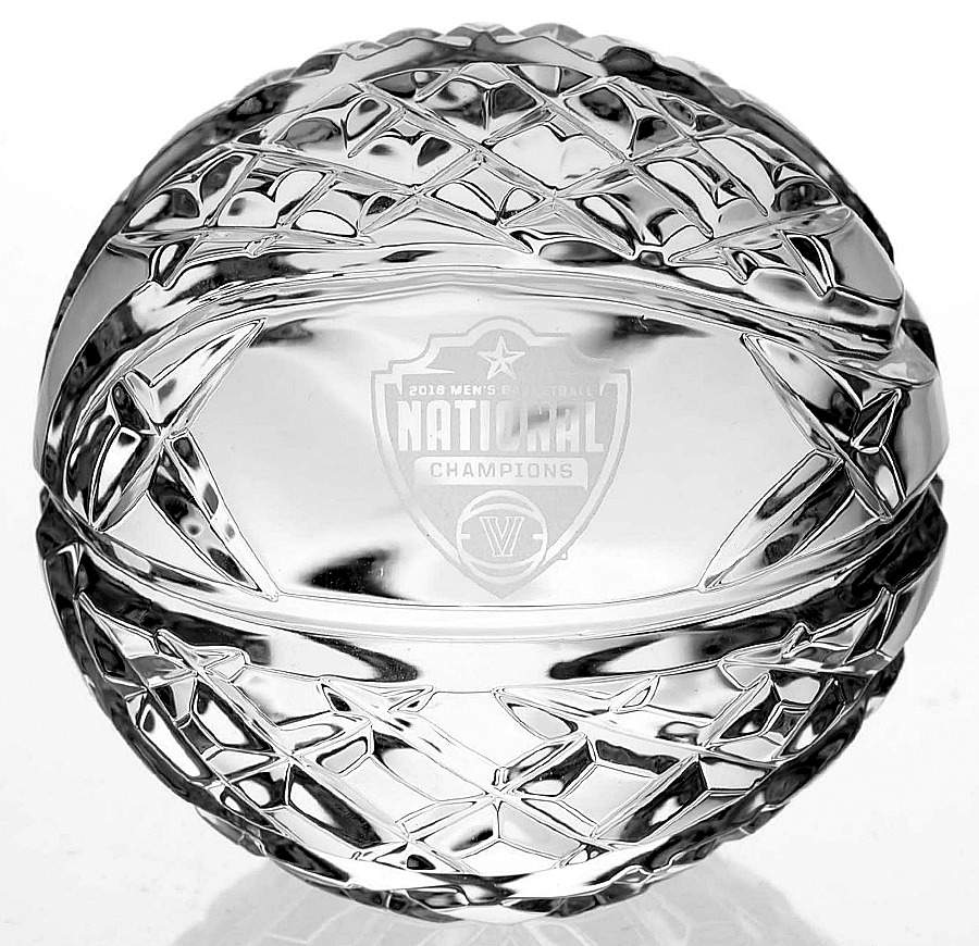 NCAA Basketball Championship Villanova University - Boxed by Waterford Crystal-1