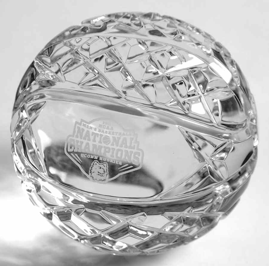 NCAA Basketball Championship University Of Conn Huskies - No Box by Waterford Crystal-1