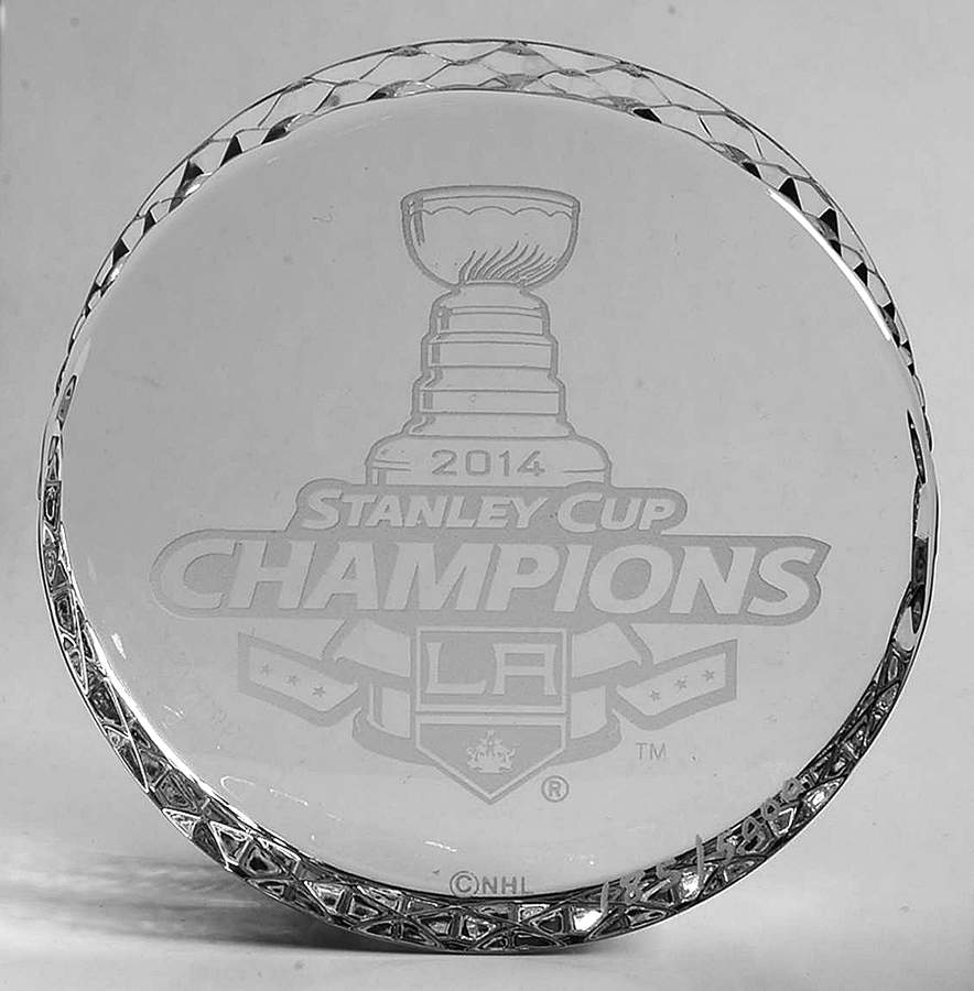 Stanley Cup Championships Los Angeles Kings - With Box Bx2014 by Waterford Crystal-1