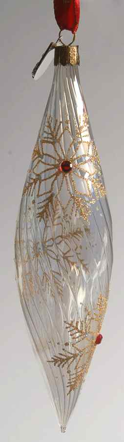 Jim O'Leary Opulent Snowflake Gold Snowflake Spire - Boxed by Waterford Crystal-1