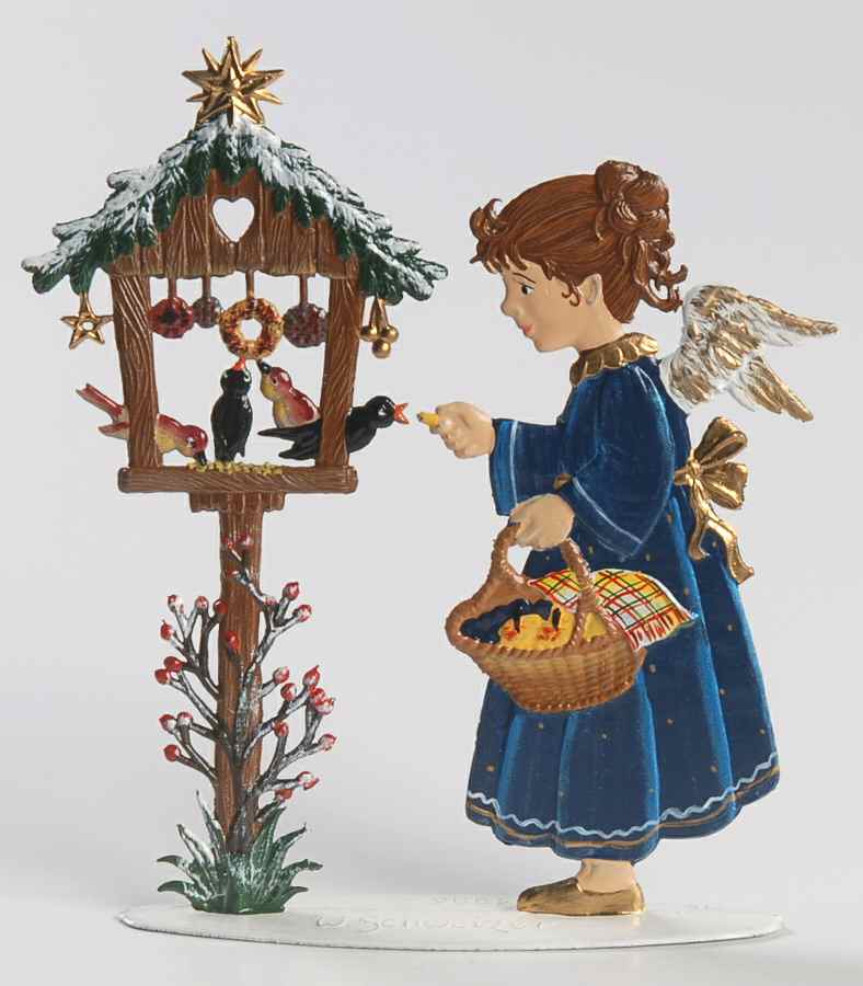Angels Collection Angel Feeding Birds - Boxed by Wilhelm Schweizer-1