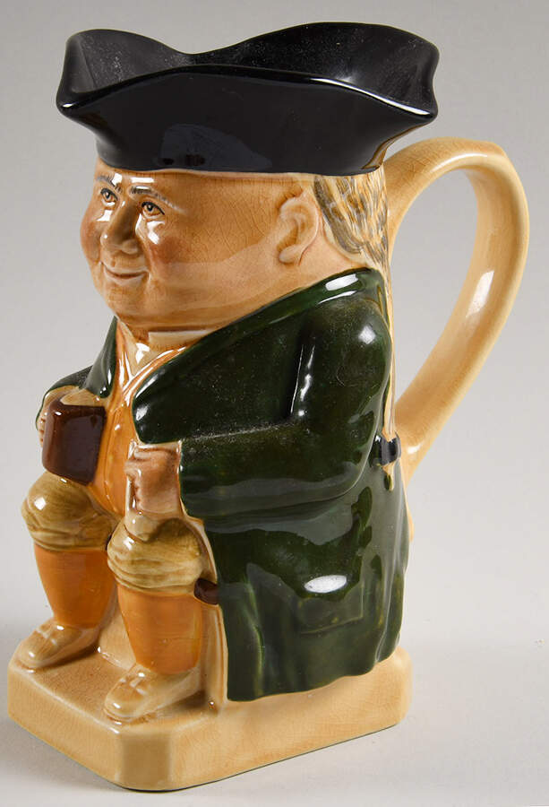 Character Toby Jug Toby-Green Jacket - No Box by Wood & Sons-1