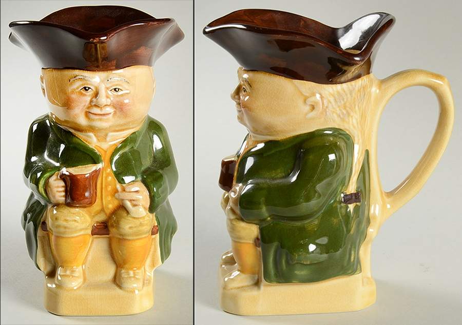Character Toby Jug Toby-Green Jacket - No Box by Wood & Sons-1