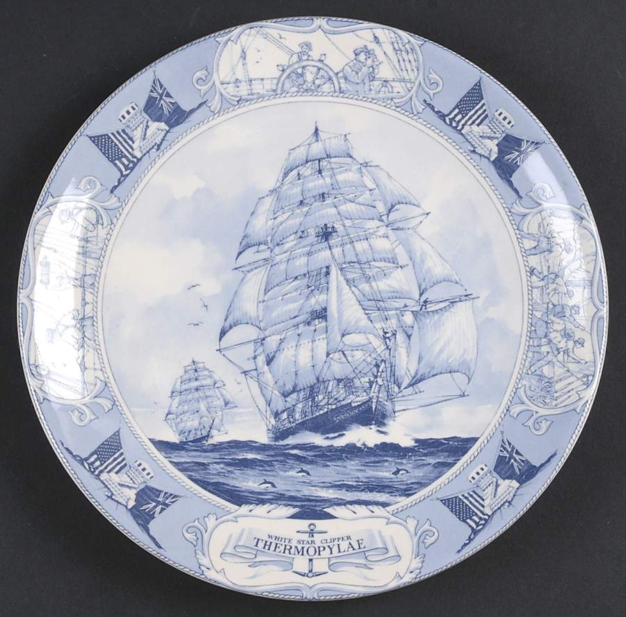 Great Racing Clipper Ships Thermopylae-Wind Speed And Glory - Boxed by Wedgwood-1
