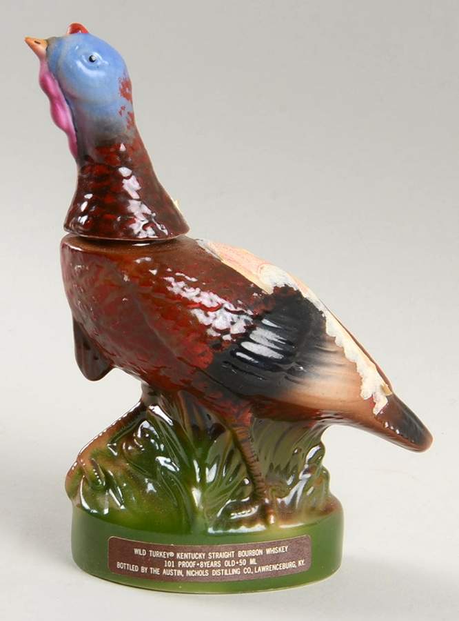 Mini-Decanters Series #1 Turkey Striding - No Box by Wild Turkey-1