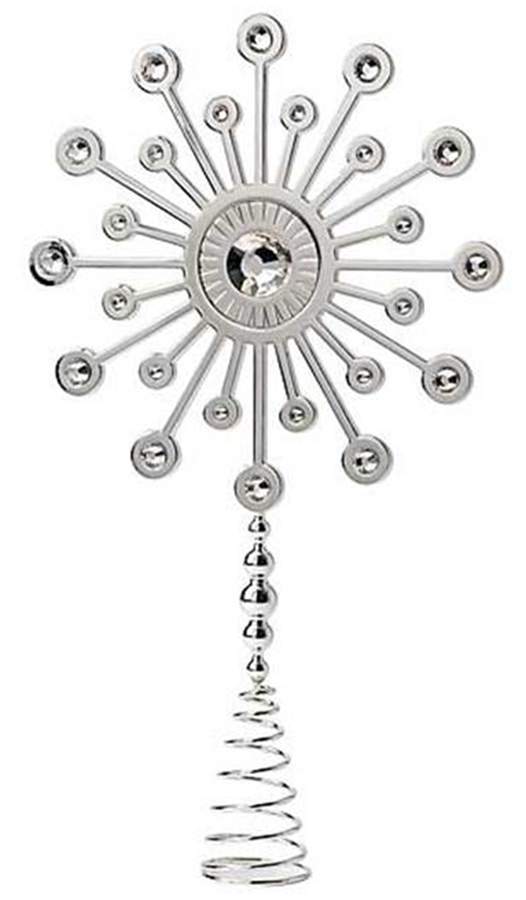 Wedgwood Christmas Ornament Star Tree Topper - Boxed by Wedgwood Silver-1