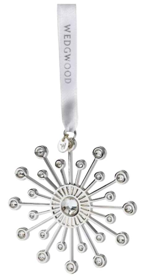 Wedgwood Christmas Ornament Crystal Star - Boxed by Wedgwood Silver-1