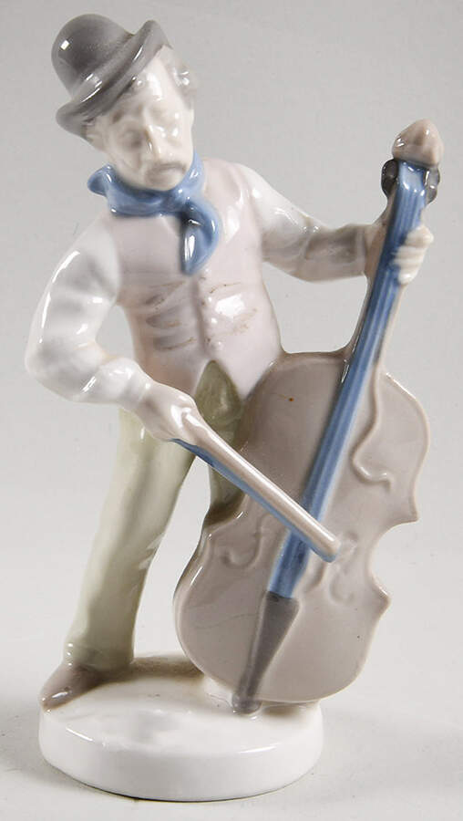 Wagner & Apel Figurines Man Playing Cello - No Box by Wagner & Apel-1