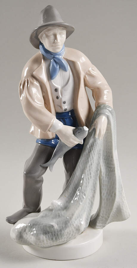 Wagner & Apel Figurines Fisherman - No Box by Wagner & Apel-1