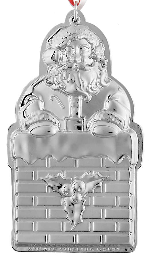 Sterling Santa 2021 Santa - 4 Ht - Boxed by Wallace Silver-1