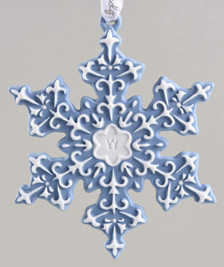 Snowflake Collection Snowflake-Blue/White - Boxed by Wedgwood-1