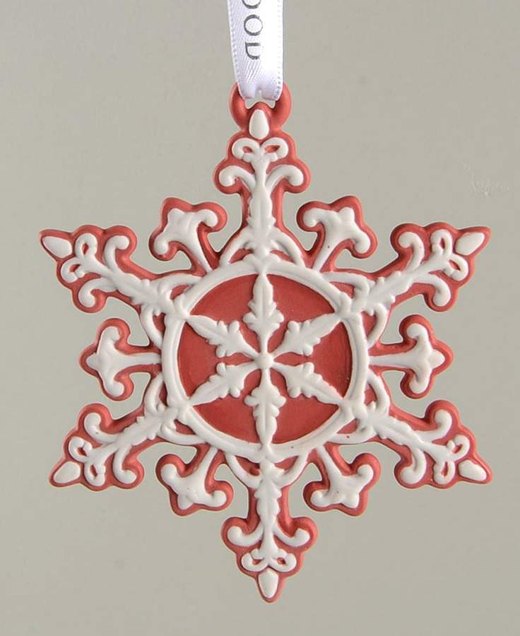 Snowflake Collection Neoclassical Snowflake-Red - Boxed by Wedgwood-1