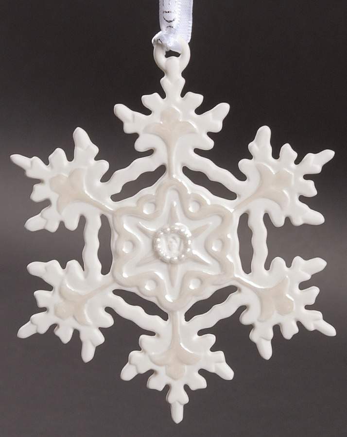 Snowflake Collection White Snowflake-Matte/Glossy - Boxed by Wedgwood-1