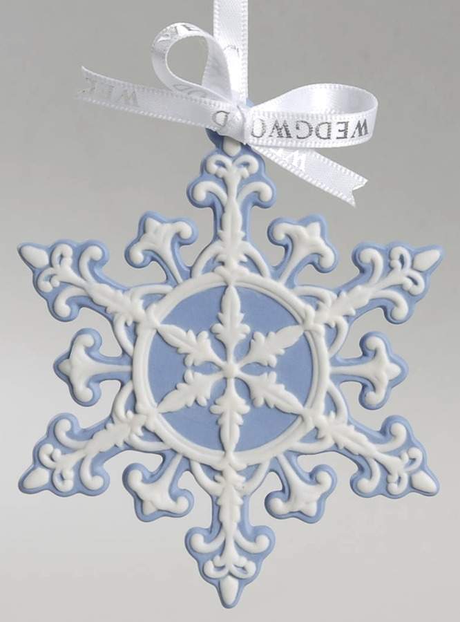 Snowflake Collection Blue & White Snowflake - With Box by Wedgwood-1