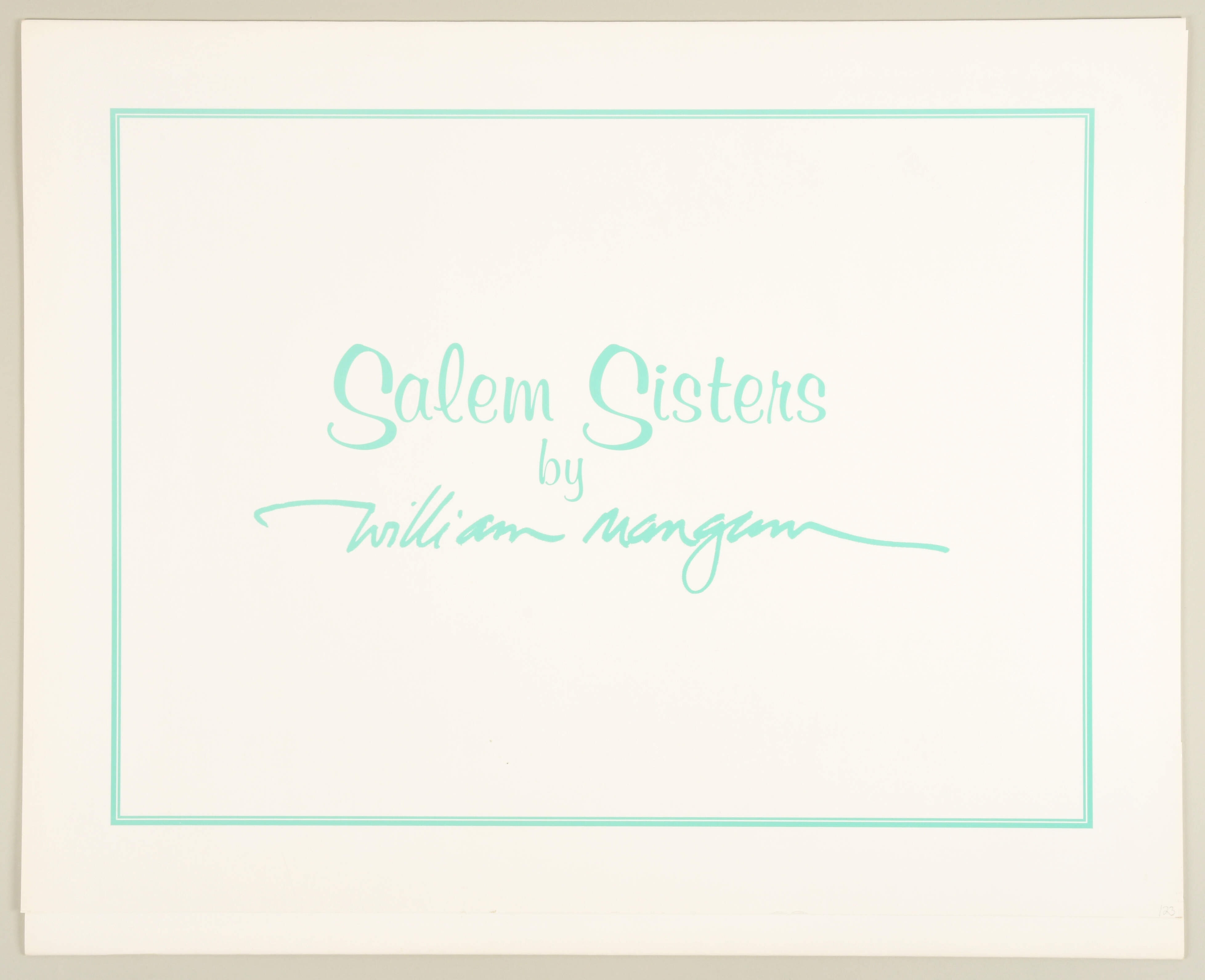 William Mangum Prints Salem Sisters - Boxed by William Mangum-3