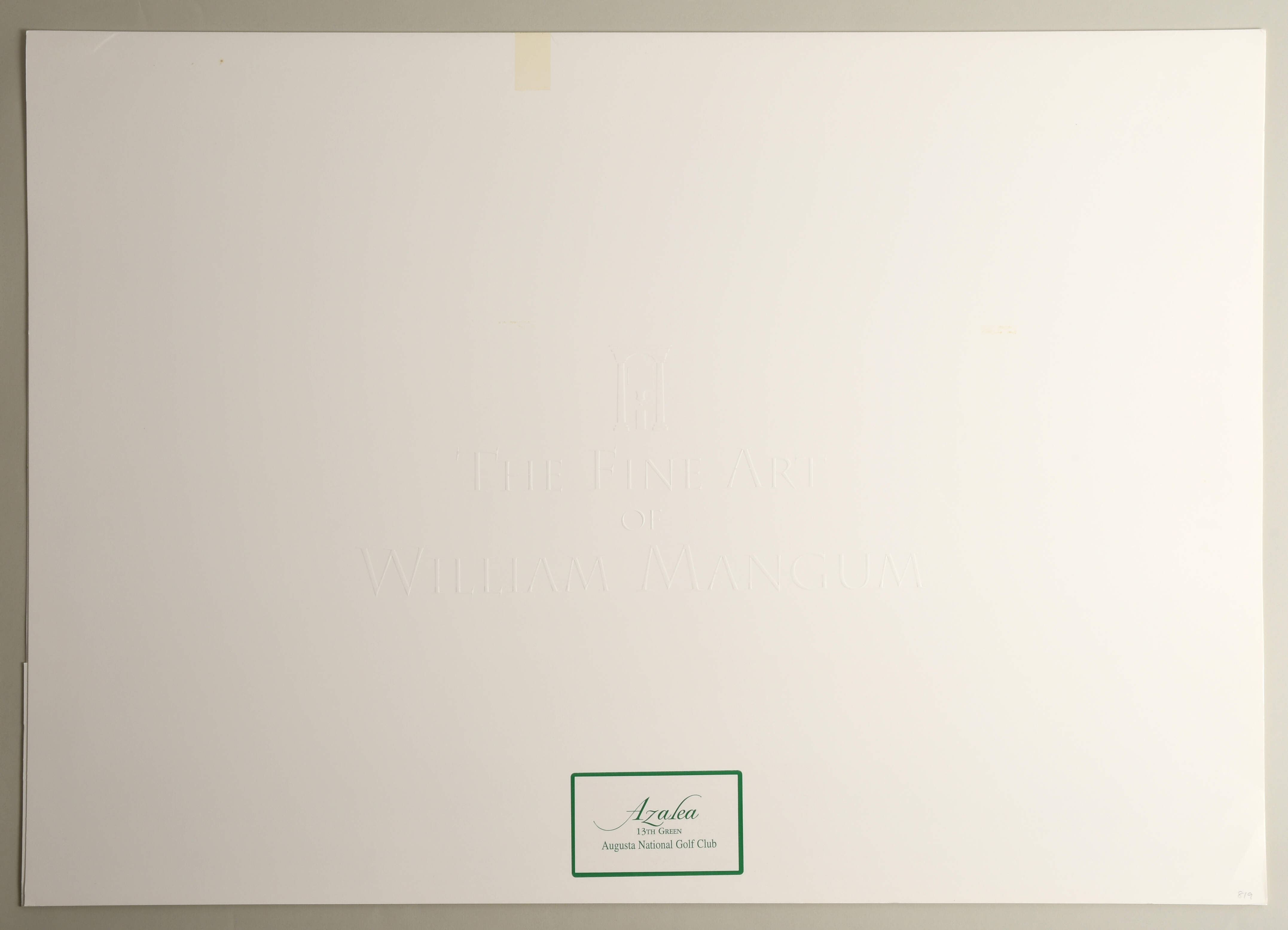 William Mangum Prints Azalea-Augusta National Golf Club 13th G - Boxed by William Mangum-3