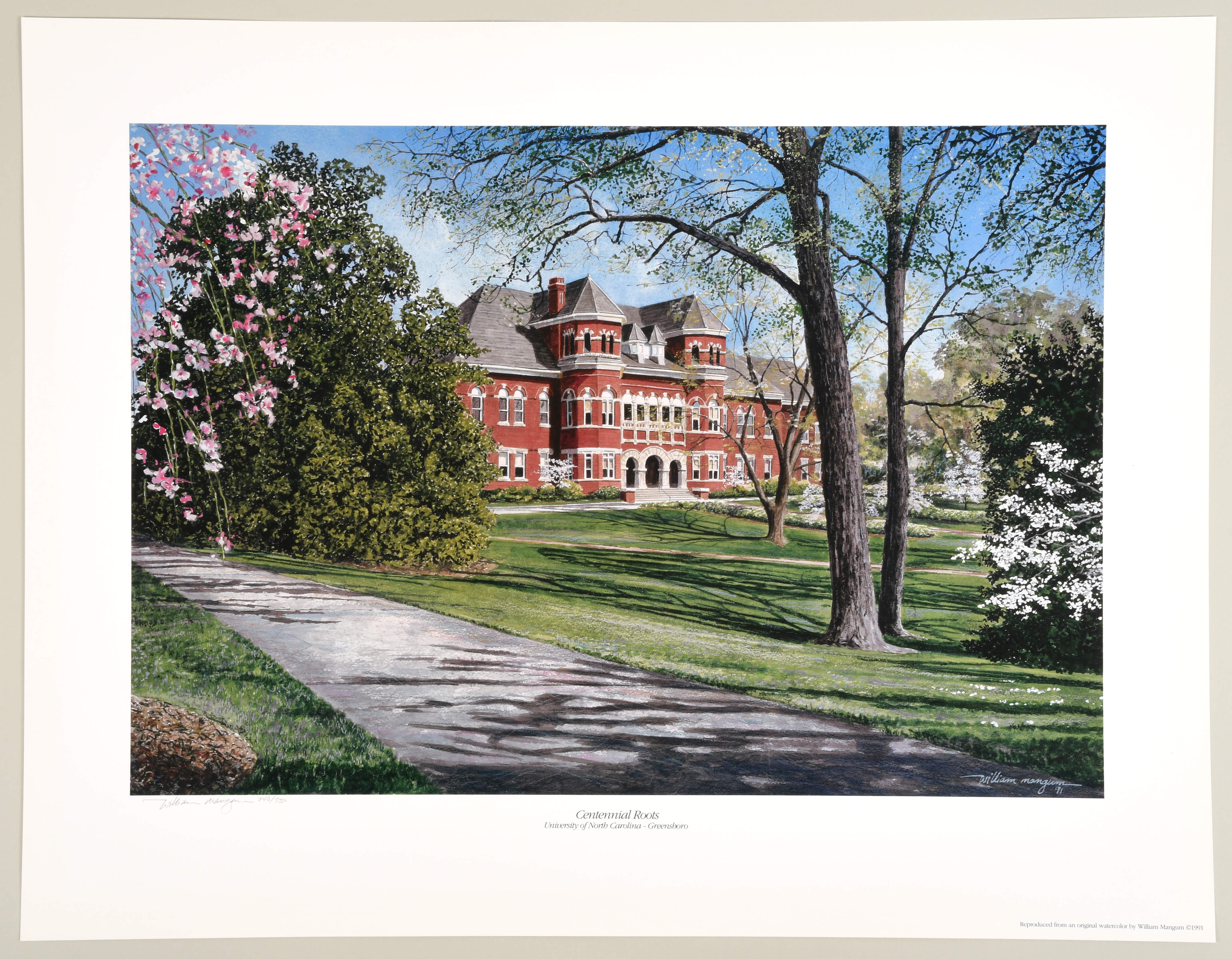William Mangum Prints Centennial Roots - Uncg - Boxed by William Mangum-1