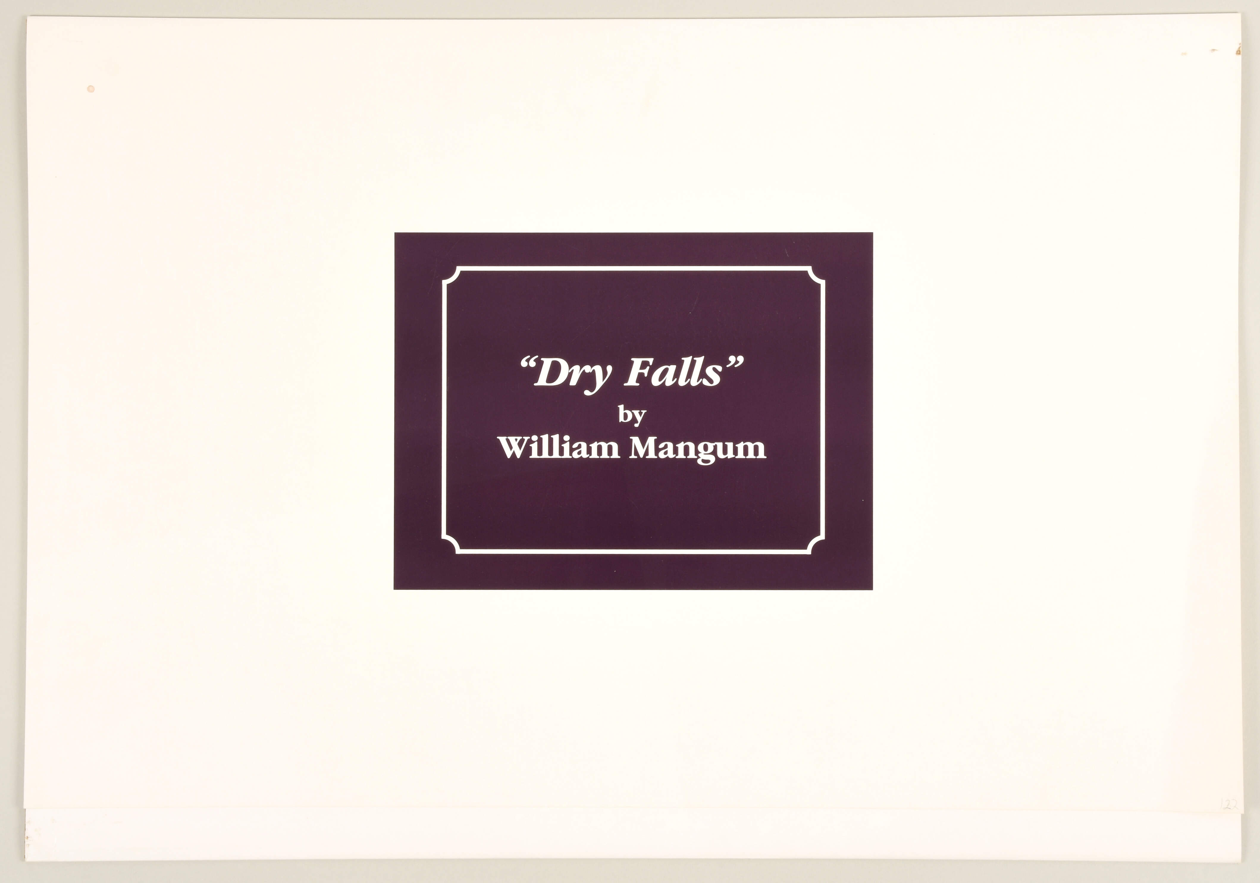 William Mangum Prints Dry Falls - Boxed by William Mangum-3