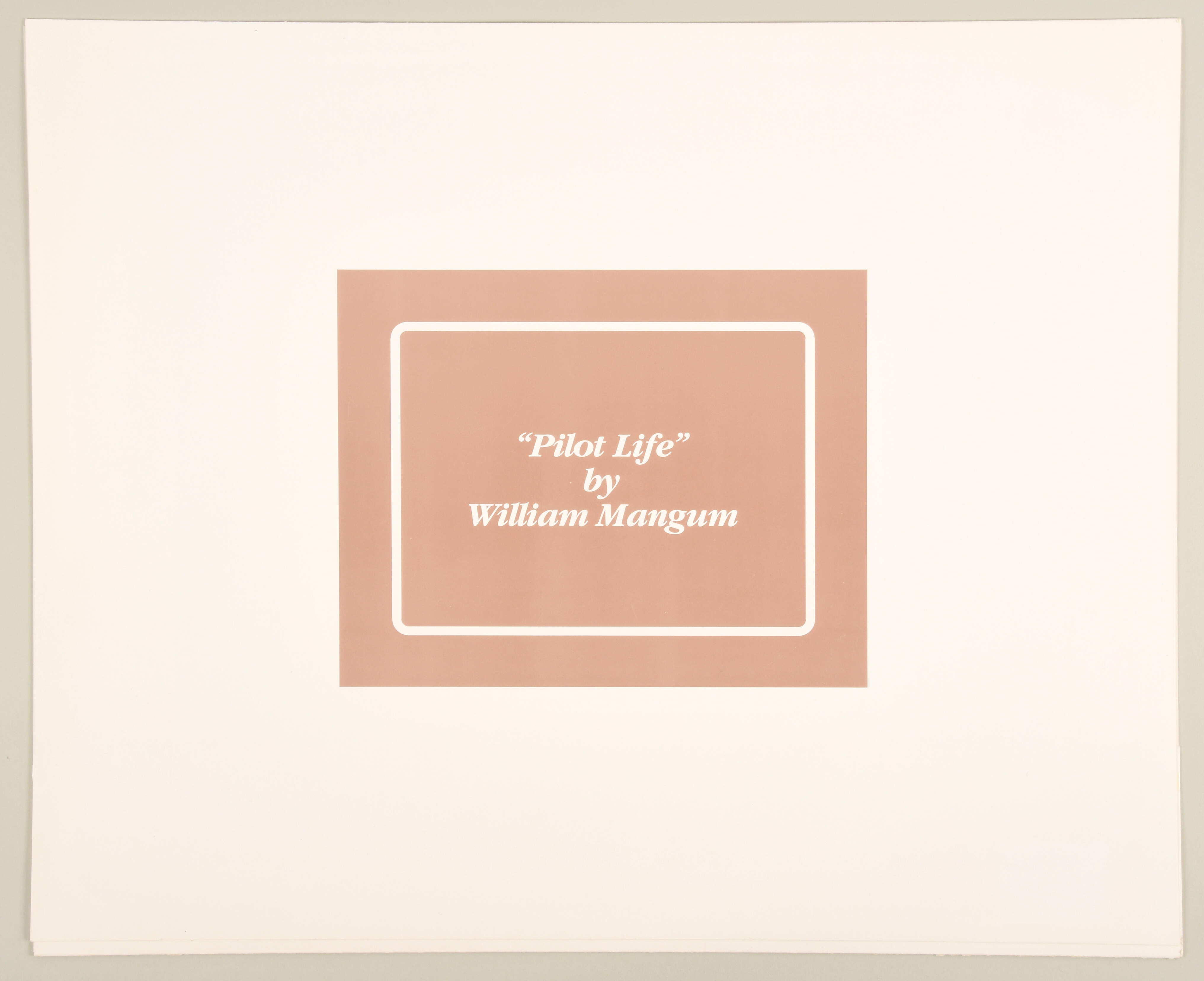 William Mangum Prints Pilot Life - Boxed by William Mangum-3