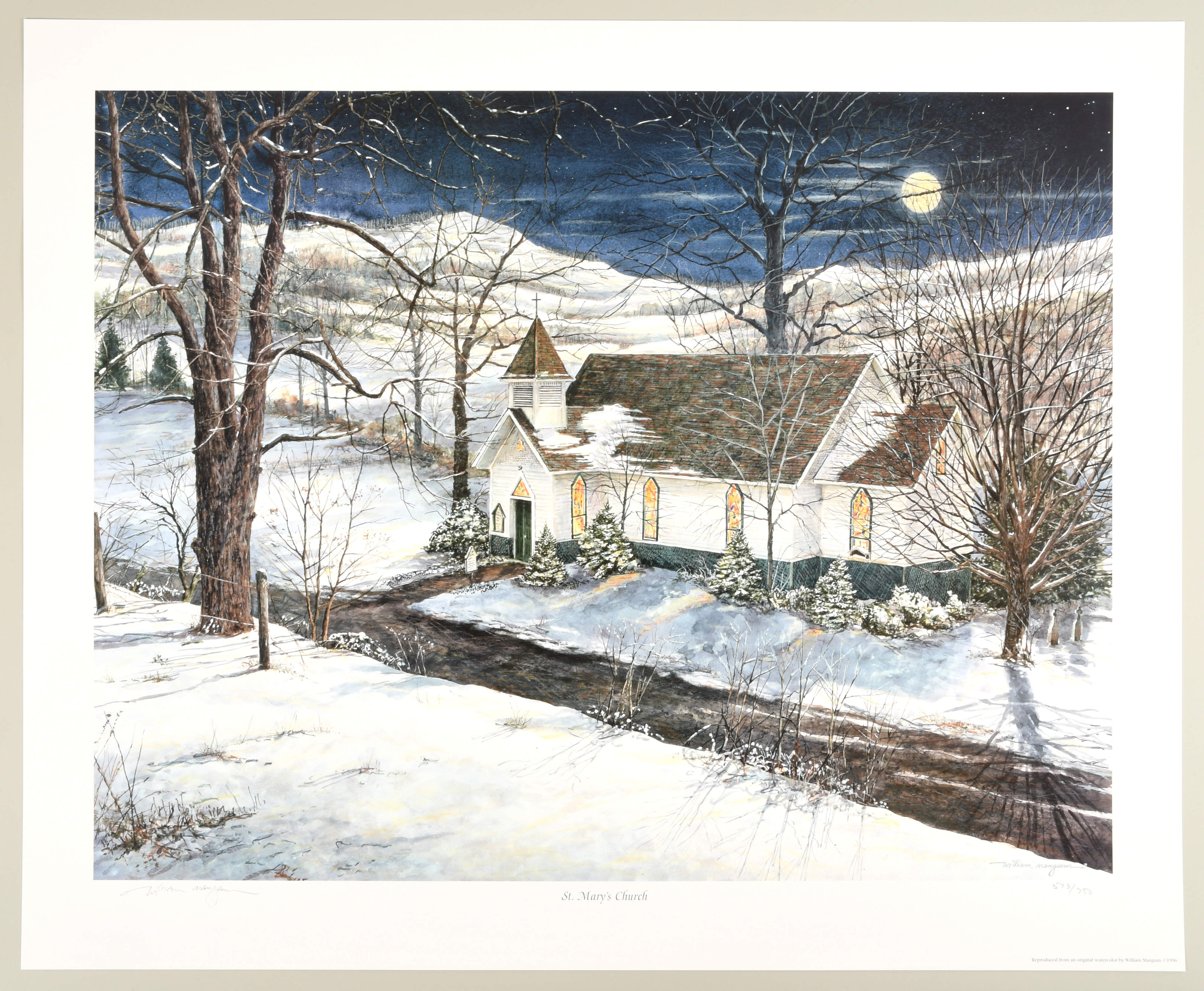 William Mangum Prints St. Mary's Church - Boxed by William Mangum-1
