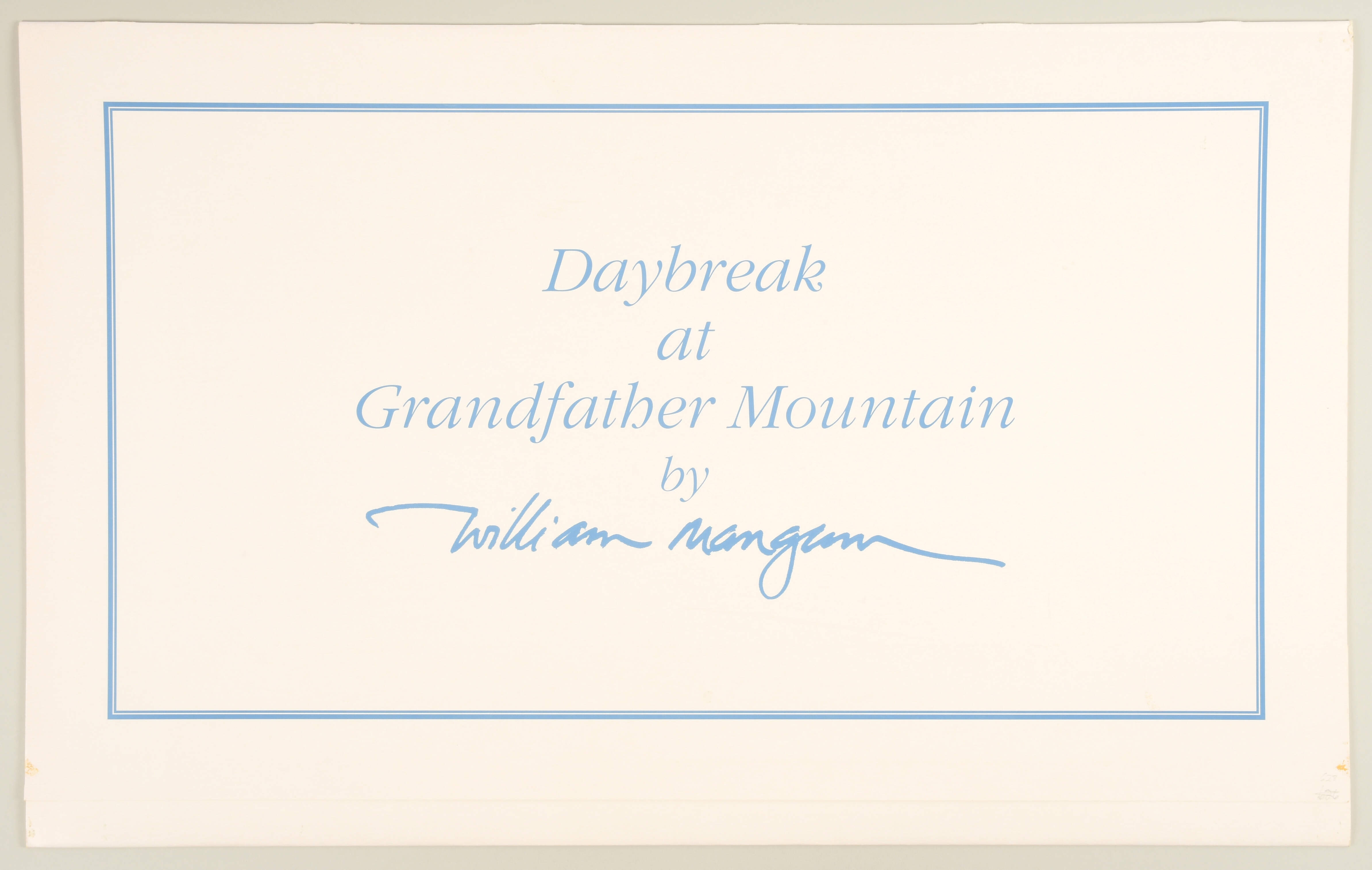 William Mangum Prints Daybreak At Grandfather Mountain - Boxed by William Mangum-3
