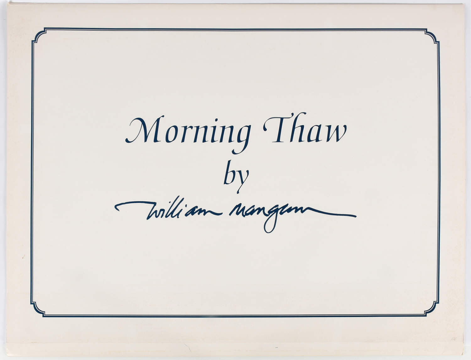 William Mangum Prints Morning Thaw - Boxed by William Mangum-2