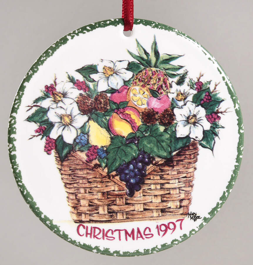 Miniature Plate Ornaments Bountiful Blessings - No Box by Workshop Gerald Henn-1