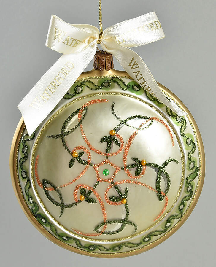 Irish Splendor-Holiday Heirloom Irish Romance Medallion-Society - Boxed by Waterford Crystal-1