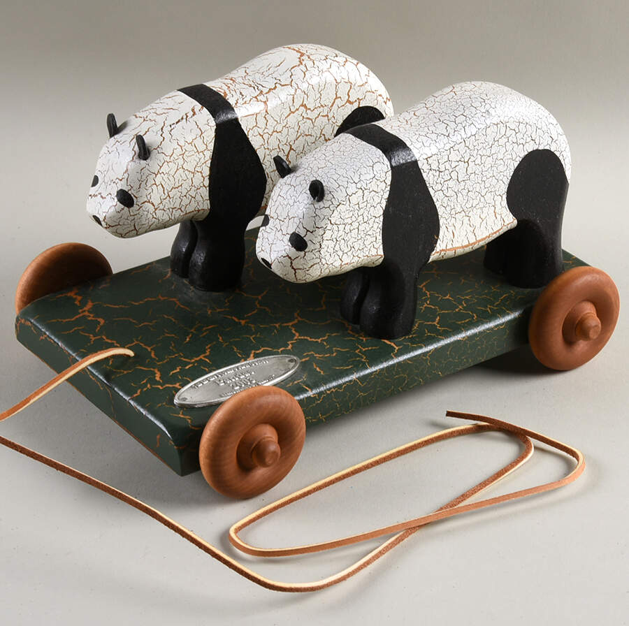 Annual Noah's Ark Pull-Toy Series Pandas - No Box by Workshop Gerald Henn-1