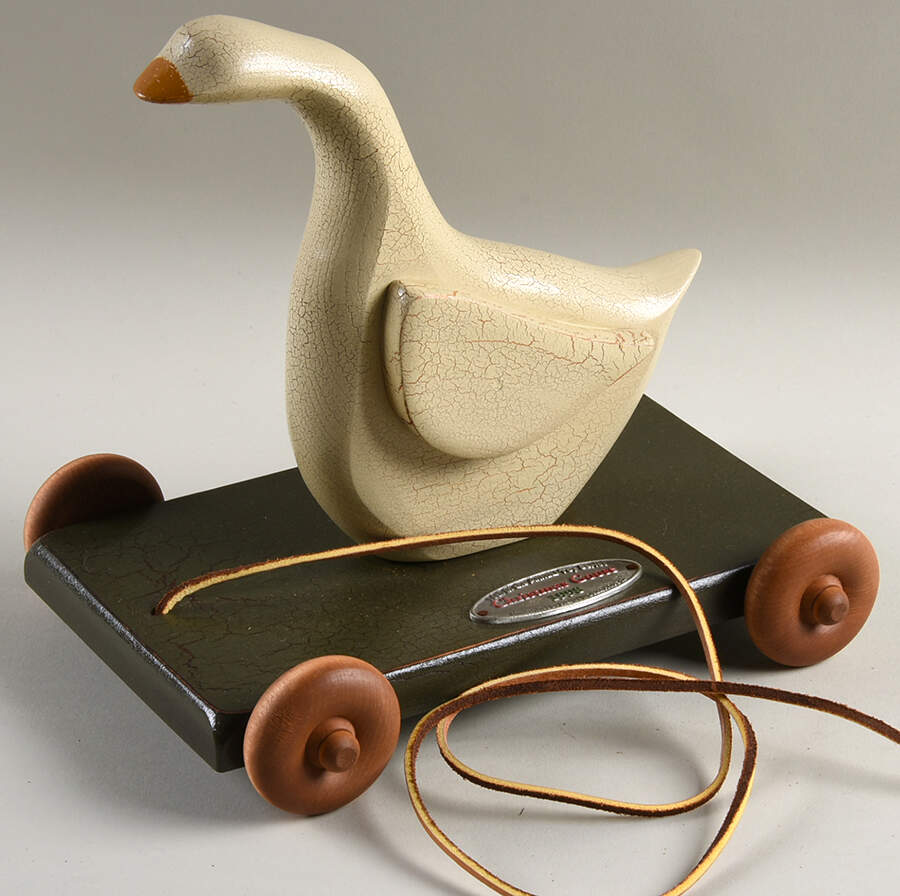 Annual Pull-Toy Series Christmas Goose - With Box by Workshop Gerald Henn-1