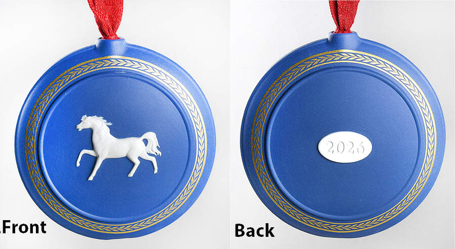 Annual Festive Ornaments Christmas Year Of The Horse - No Box by Wedgwood-1