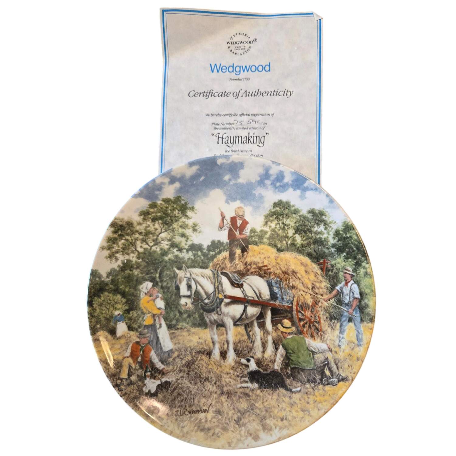 Life on the Farm Haymaking - No Box by Wedgwood-1