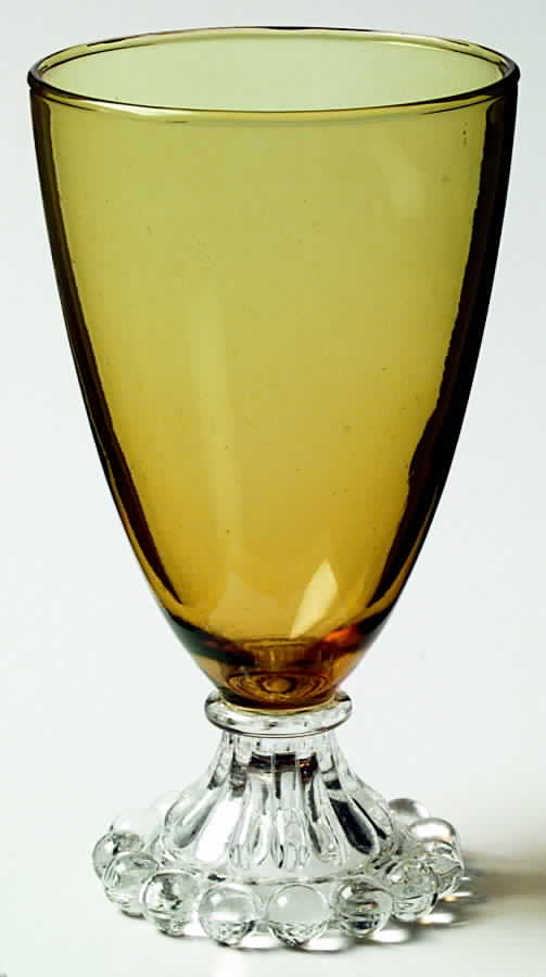 Berwick-Boopie-Amber Water Goblet by Anchor Hocking-1