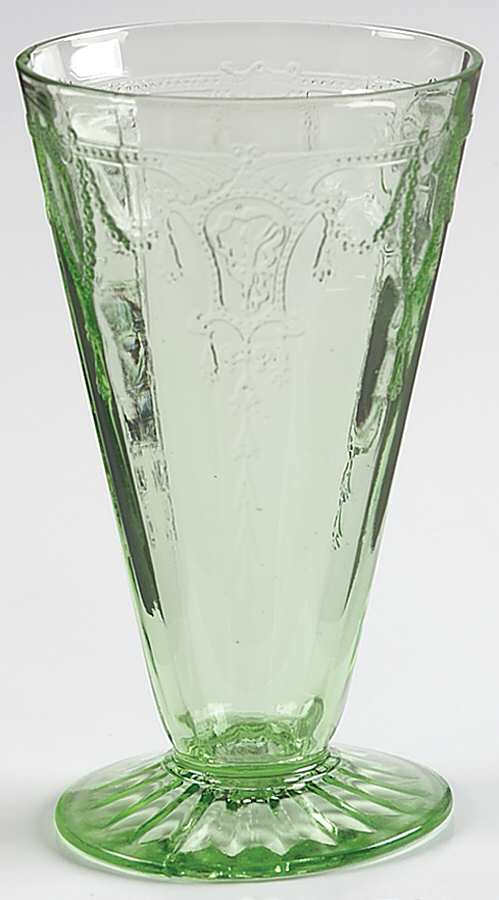 Cameo Green 11 Oz Footed Tumbler by Anchor Hocking-1