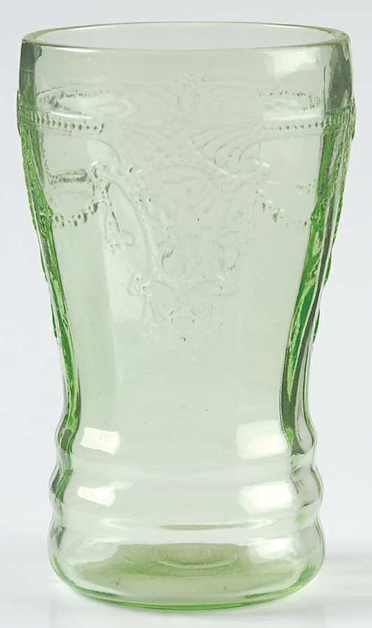 Cameo Green Flat Juice Glass by Anchor Hocking-1