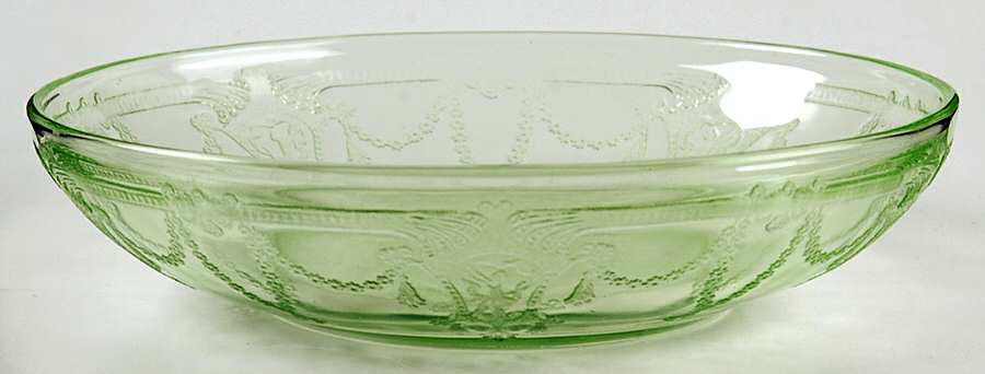 Cameo Green Cereal Bowl by Anchor Hocking-1