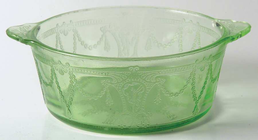 Cameo Green Jam/Jelly No Lid by Anchor Hocking-1